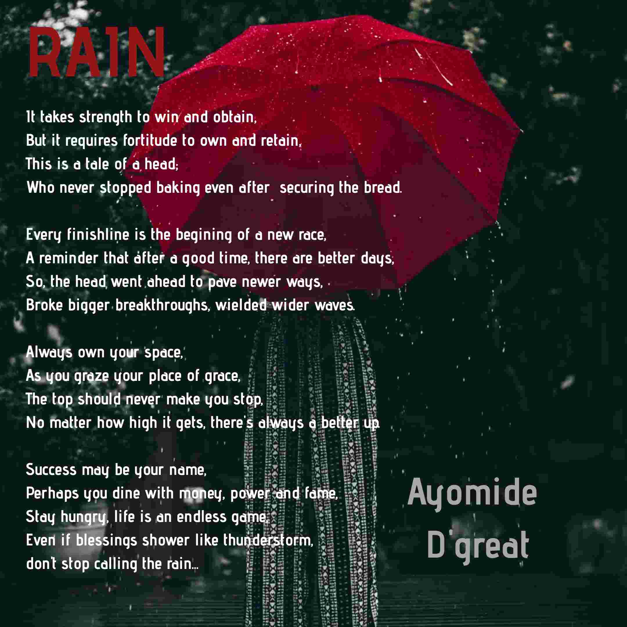 Inufin Ayomide - Rain