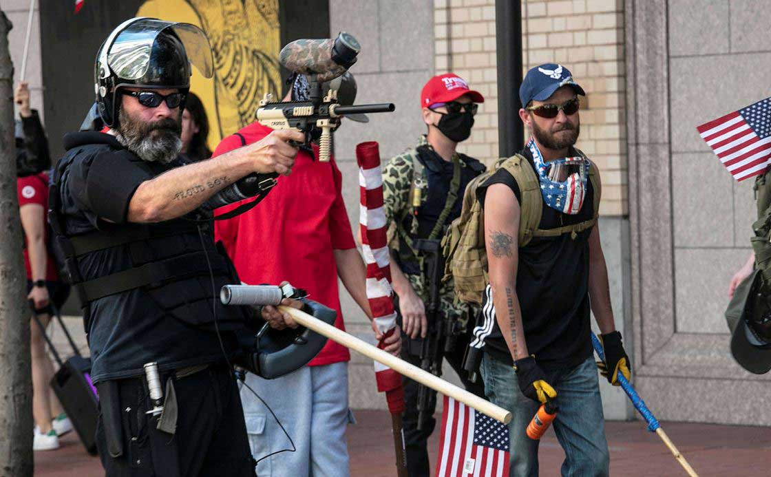 Clash Arouses Between Proud Boys and counterprotesters In US