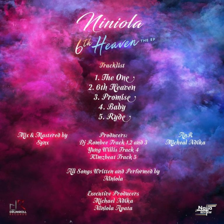 Niniola EP - 6th Heaven The EP artwork tracklist