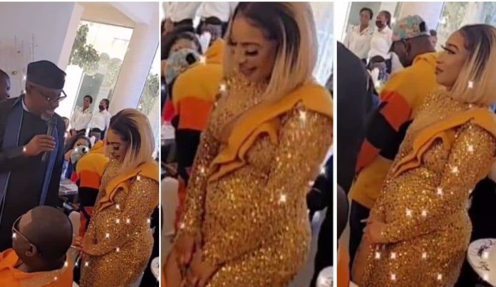 Controversial Actress Tonto Dikeh Sparks Conversation With Protruding Stomach in New Video