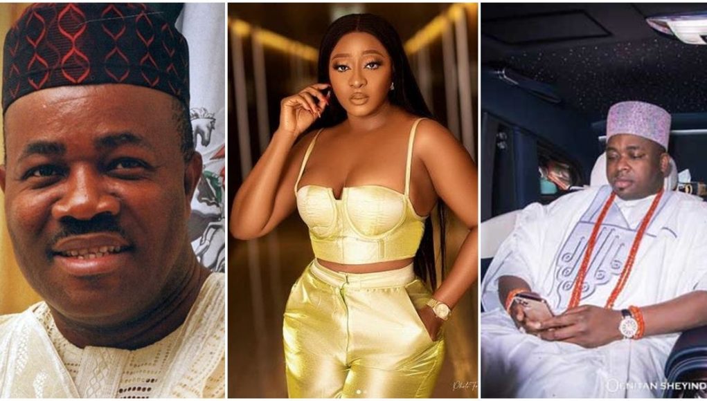 Ini Edo reacts to accusations that she’s sleeping with politician Akpabio and Oba Elegushi