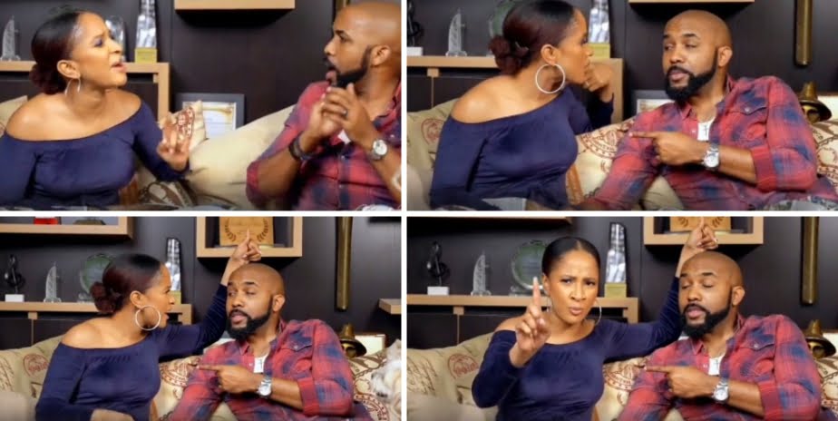 Banky W And Adesua Etomi Get Into Heated Argument Over Couple’s Game