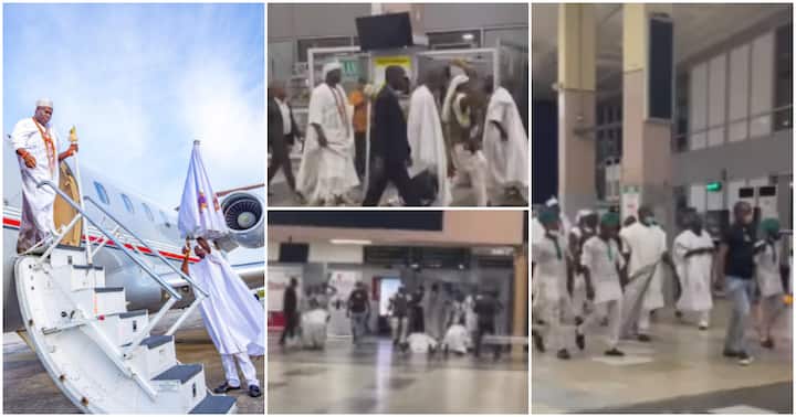 Video of King’s Dramatic Arrival at Airport Trends, Nigerians Gush Over Africa’s Rich Culture