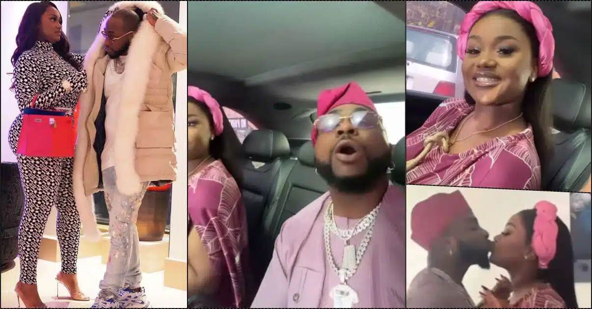 Davido and Chioma double affection for one another as they dazzle in matching outfits (Video)