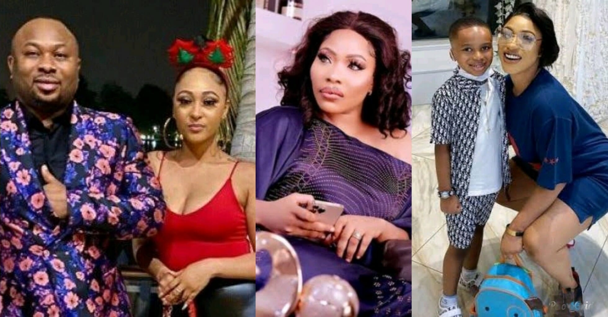 Doris Ogala drags Tonto Dikeh’s Ex-hubby, Churchill and wife Rosy, to shreds over his birthday message to son