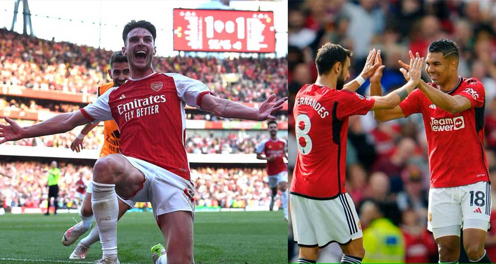 Declan Rice Leads Gunners To Victory Arsenal vs Man United Match Result, highlights